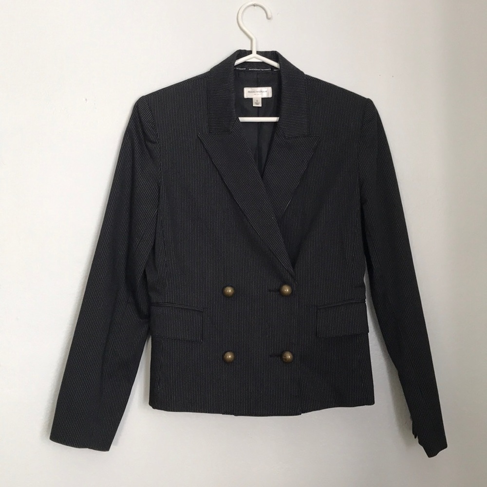 Pinstripe Blazer